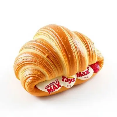 7 Days Double Max Croissant With Vanilla Flavour & Strawberry Flavoured Fillings 80G