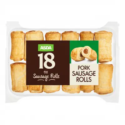 Asda 18 Pork Sausage Rolls