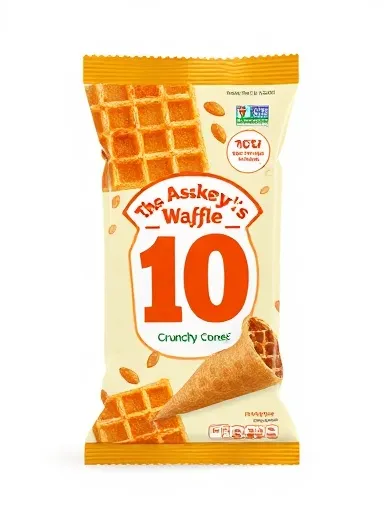 Askey's The Waffle 10 Crunchy Cones