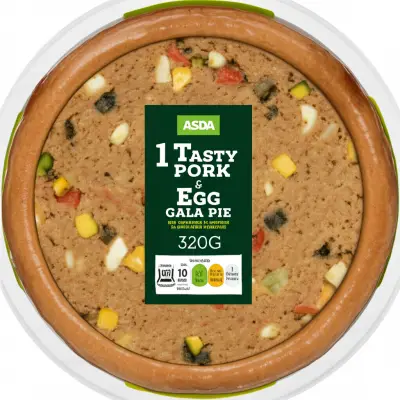 Asda 1 Tasty Pork & Egg Gala Pie 320G