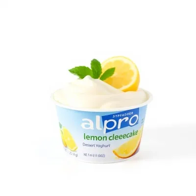 Alpro Lemon Cheesecake Dairy Free Vegan Dessert Style Yoghurt