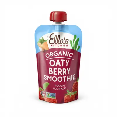 Ella's Kitchen Organic Oaty Berry Smoothie Pouch Multipack