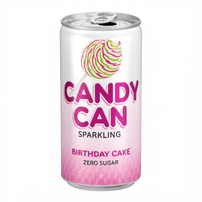 Candy Can Sparkling Birthday Cake Zero Sugar