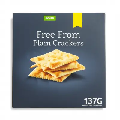 Asda Free From Plain Crackers 137G
