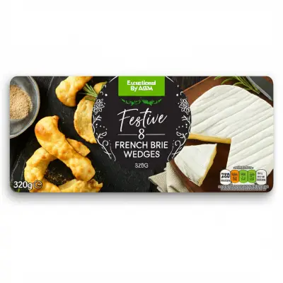 Exceptional By Asda Festive 8 French Brie Wedges 320G