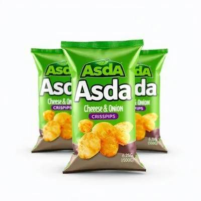 Asda Cheese & Onion Flavour Crisps 6 X 25G (150G)