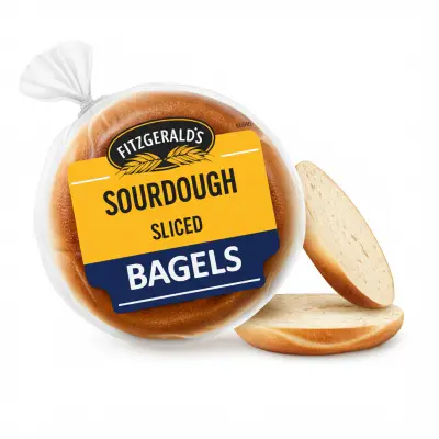 Fitzgeralds Sourdough Sliced Bagels