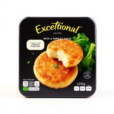 Exceptional By Asda Cod Fishcakes With A Creamy Parsley Sauce 290G