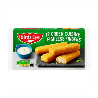 Birds Eye 12 Green Cuisine Vegan Fishless Fingers