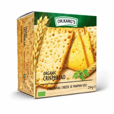 Dr. Karg's Organic Crispbread Emmental Cheese & Pumpkin Seed