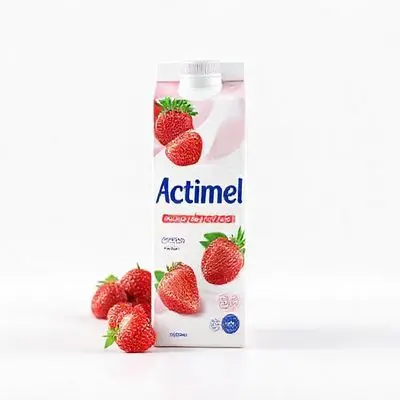 Actimel Strawberry 0% Added Sugar Fat Free Yoghurt Drink