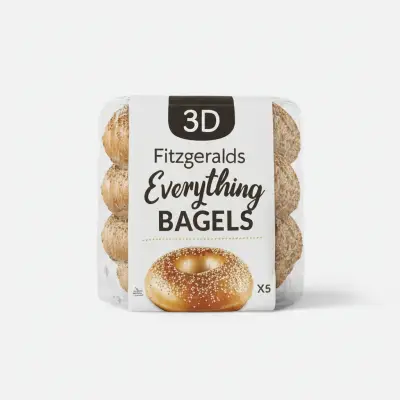 Fitzgeralds Everything Bagels X5
