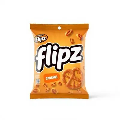 Flipz Salted Caramel Flavour Coated Pretzel