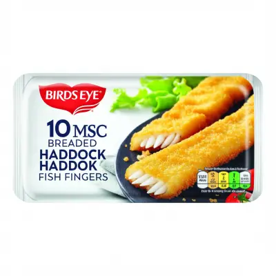 Birds Eye 10 Msc Breaded Haddock Fish Fingers