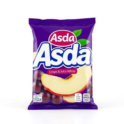Asda Crisp & Juicy Apple Slices & Grapes 80G