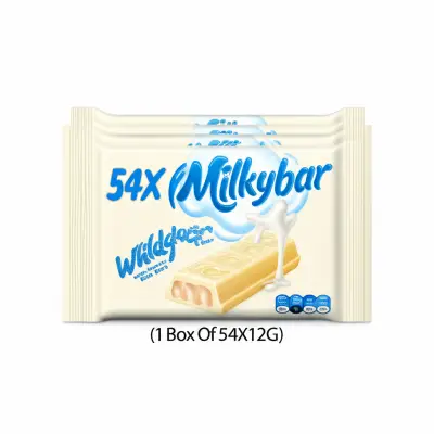54X Milkybar White Chocolate Kids Bars (1 Box Of 54X12G)