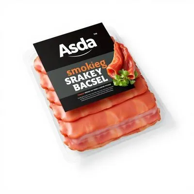 Asda 12 Tasty Smoked Streaky Bacon Rashers 200G