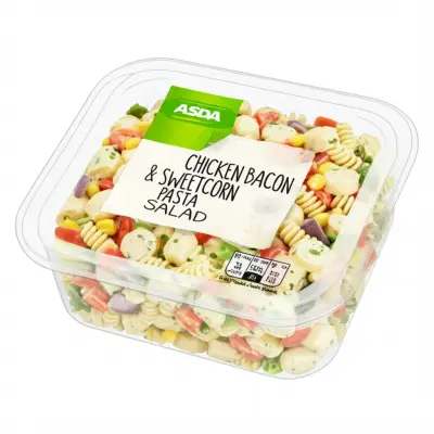 Asda Chicken, Bacon & Sweetcorn Pasta Salad