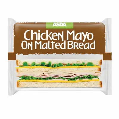 Asda Chicken Mayo On Malted Bread