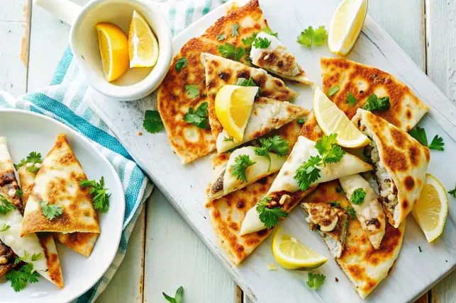 Image of Mushroom, Lamb & Feta Gozleme