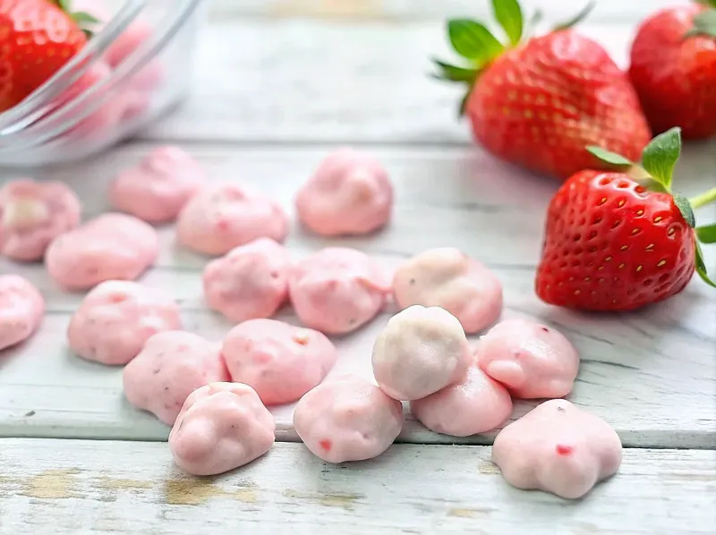 Image of Frozen Strawberry Yogurt Drops