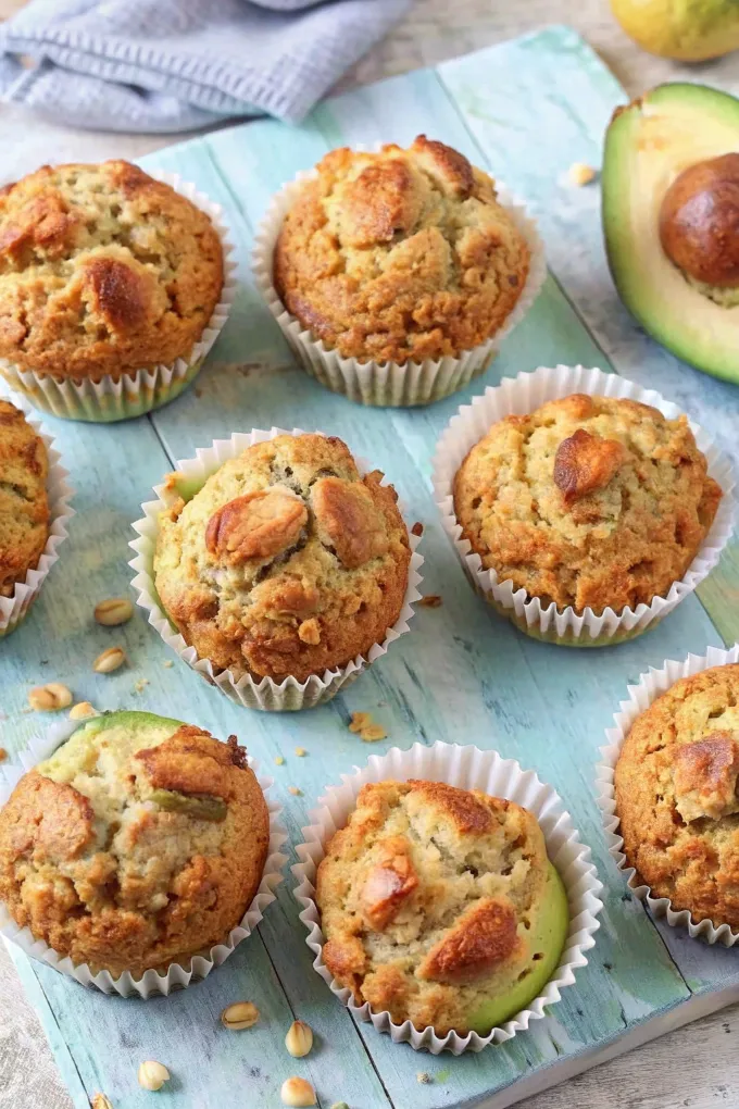 Image of Banana, Avocado & Apple Baby Muffins