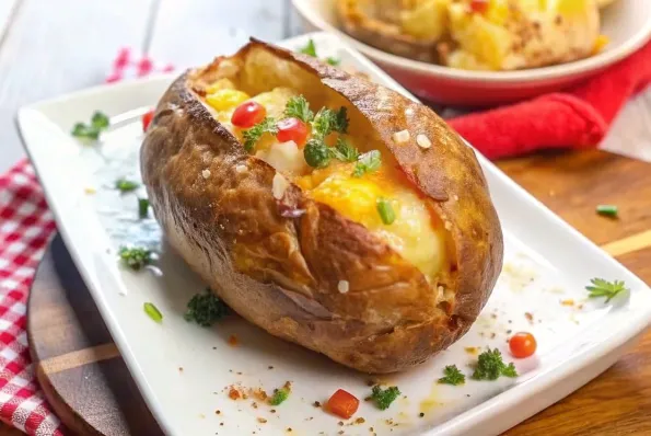 Image of Easy Air Fryer Baked Potatoes