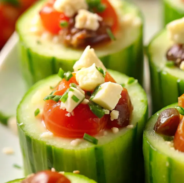 Image of Greek Cucumber Cups