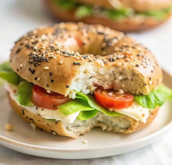 Image of Bagel Veggie Sandwich