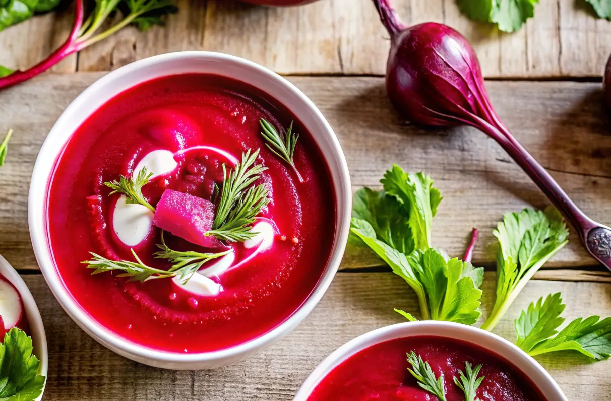 Image of Beetroot, Ginger & Coconut Soup
