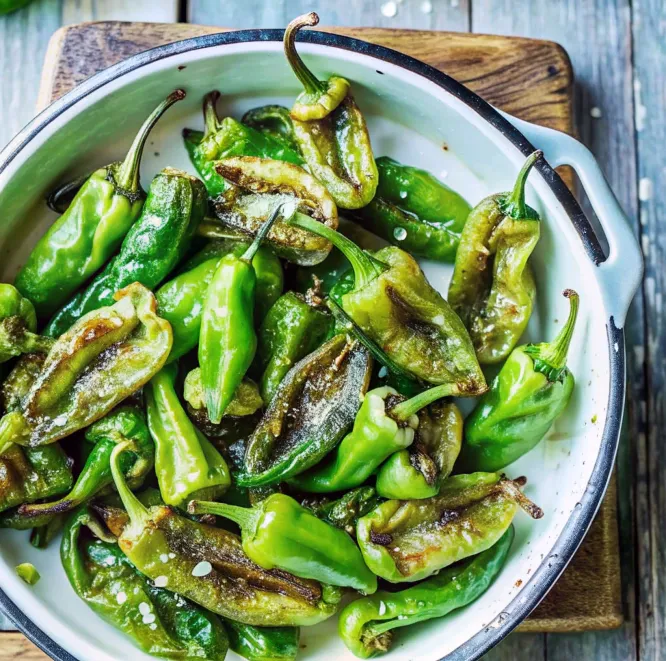 Image of Blistered Padron Peppers