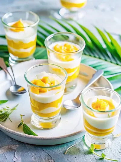 Image of Dairy-free Coconut, Mango and Turmeric Fool