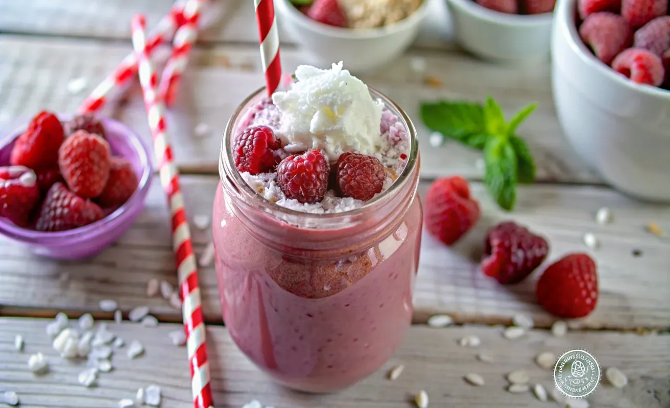 Image of Coconut Raspberry Chia Smoothie