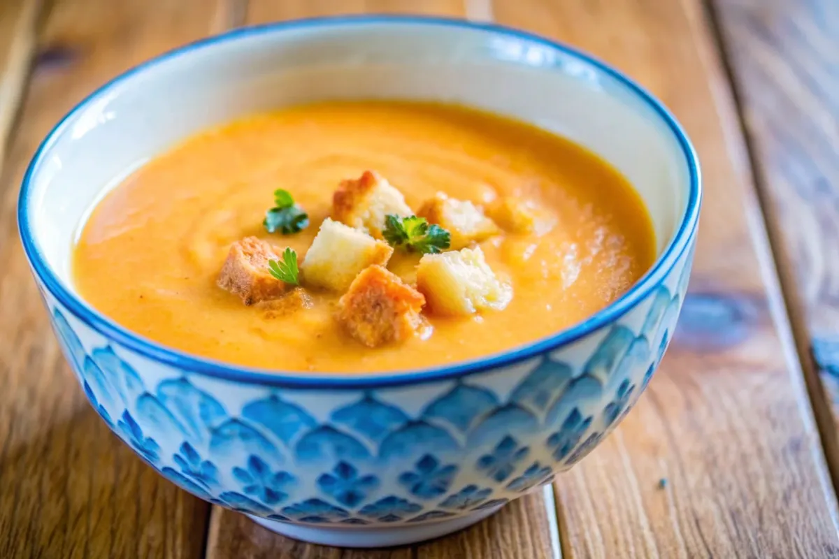 Image of Quick and Easy Vegan Creamy Vegetable Soup