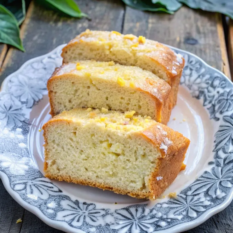 Image of Vegan Lemon Drizzle Cake