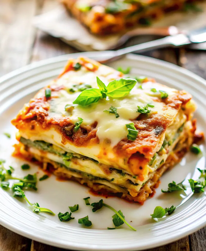 Image of Gluten-Free Vegetarian Lasagne