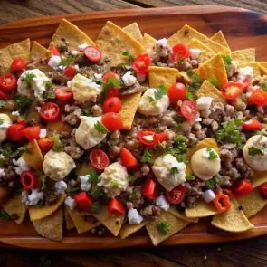 Image of Mediterranean Hummus Nachos