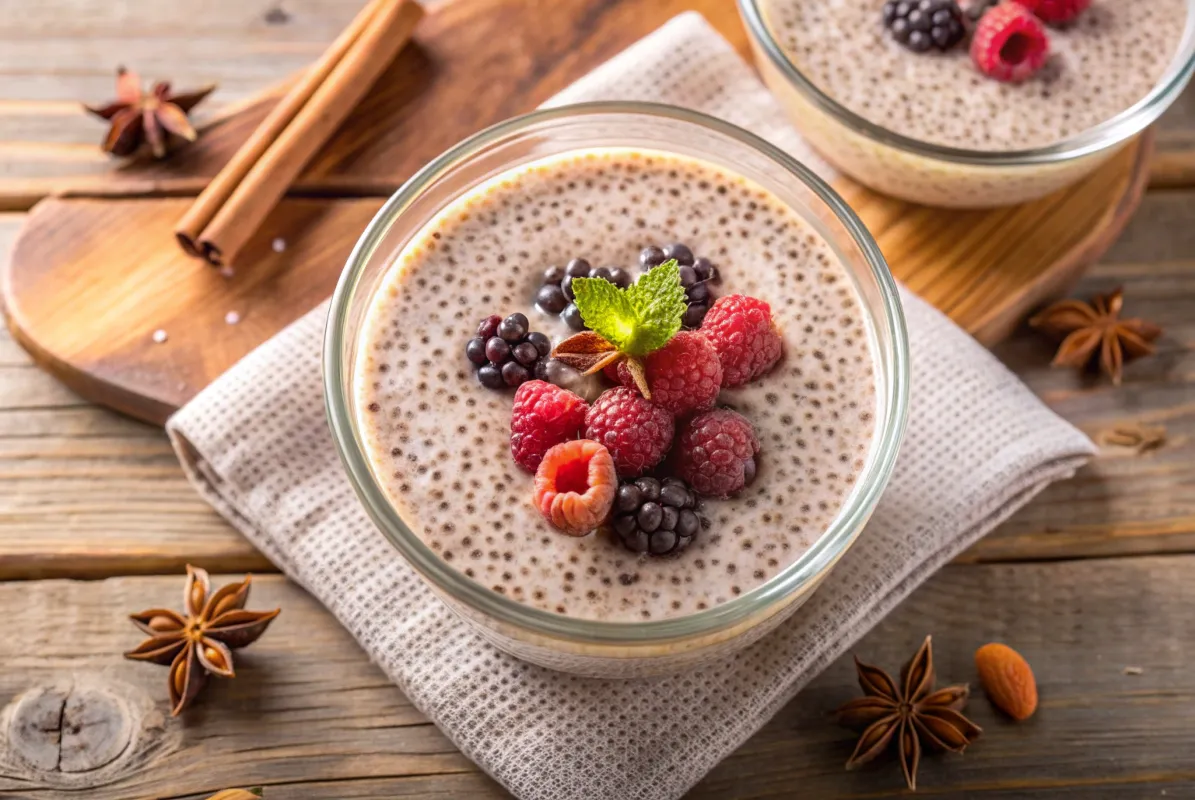 Image of Easy Four Ingredient Vegan Chia Pudding