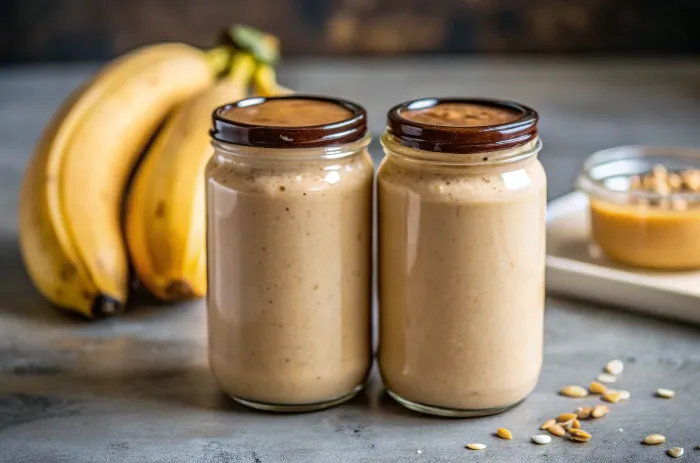 Image of Vegan Salted Caramel Banana Smoothie