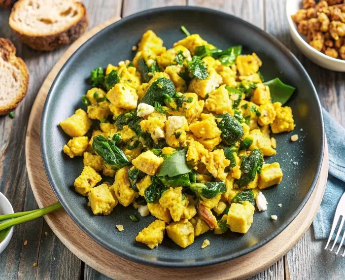 Image of Tofu Scramble with Spinach