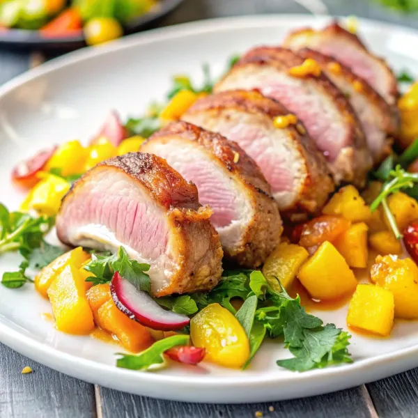Image of BBQ Duck Breast with Mango Summer Salsa