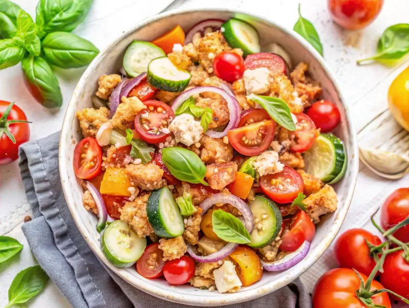 Image of Panzanella (Italian Bread Salad)