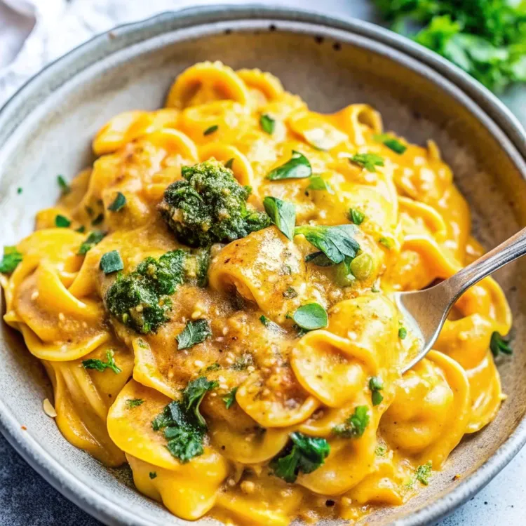 Image of Pasta with Carrot Miso Sauce