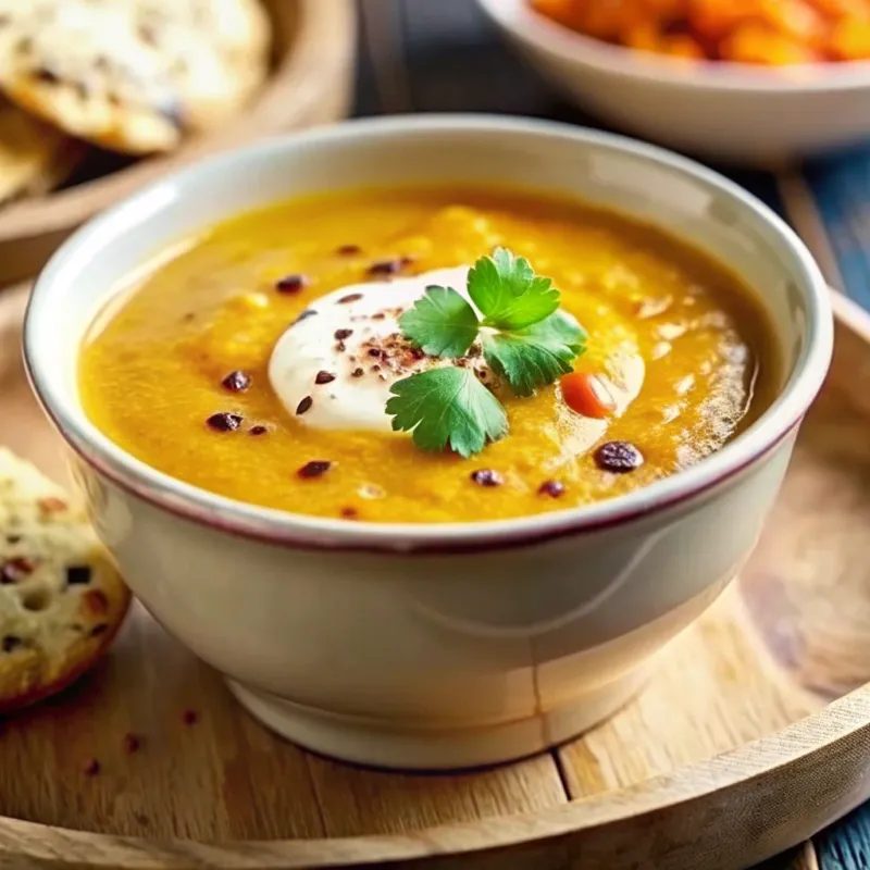 Image of Spiced Carrot & Lentil Soup