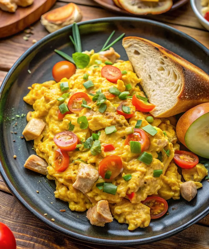 Image of Vegan Scrambled Eggs (No Tofu)