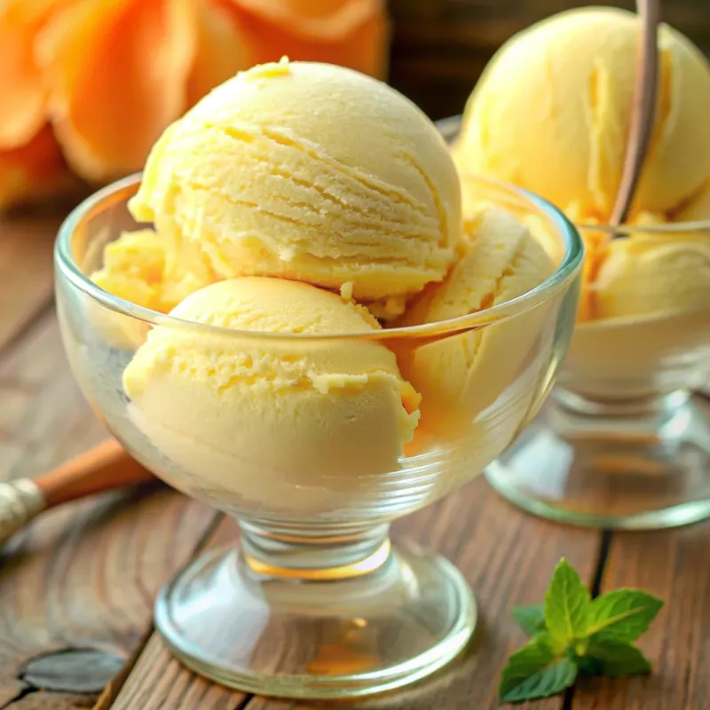 Image of Vegan Mango Ice Cream