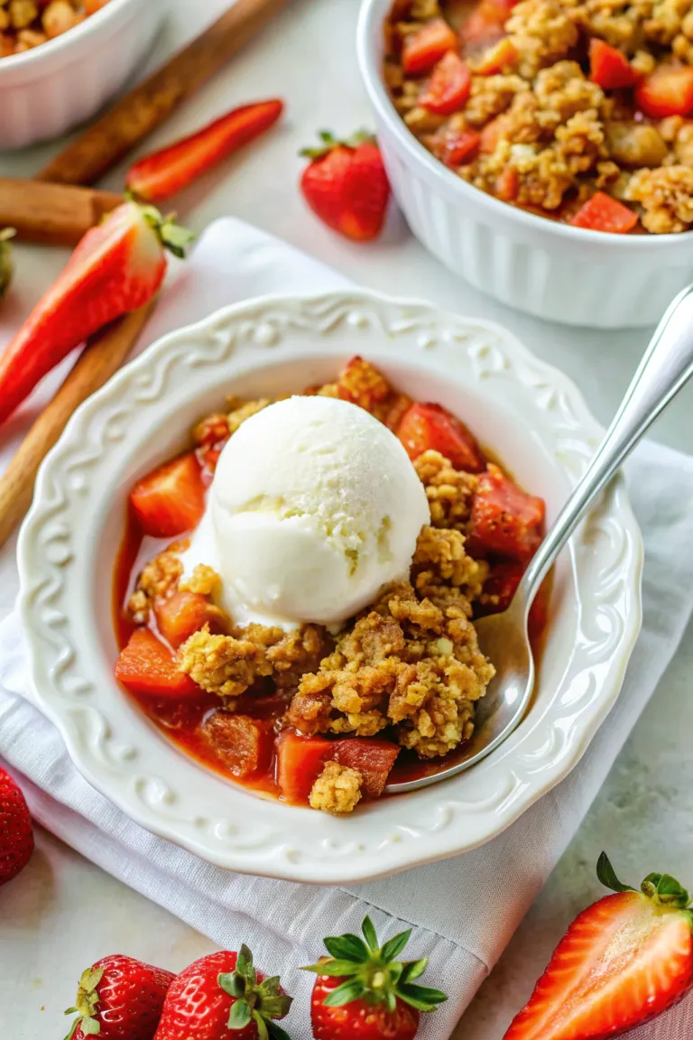 Image of Strawberry Rhubarb Crisp