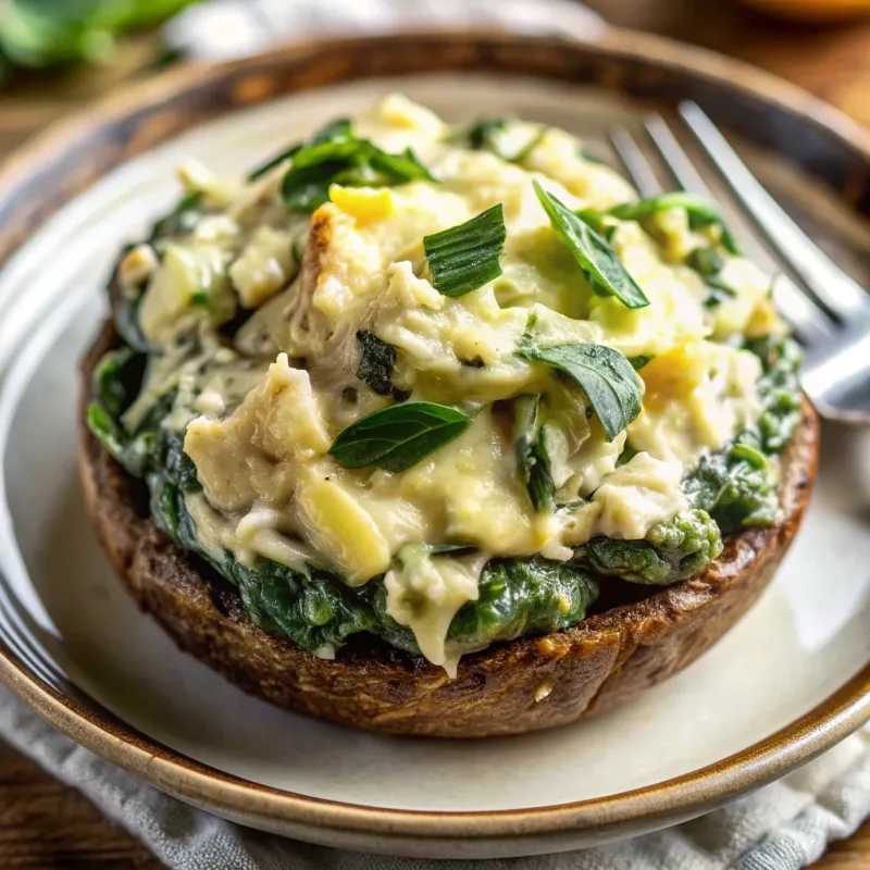 Image of Spinach & Artichoke-Stuffed Portobello Mushrooms