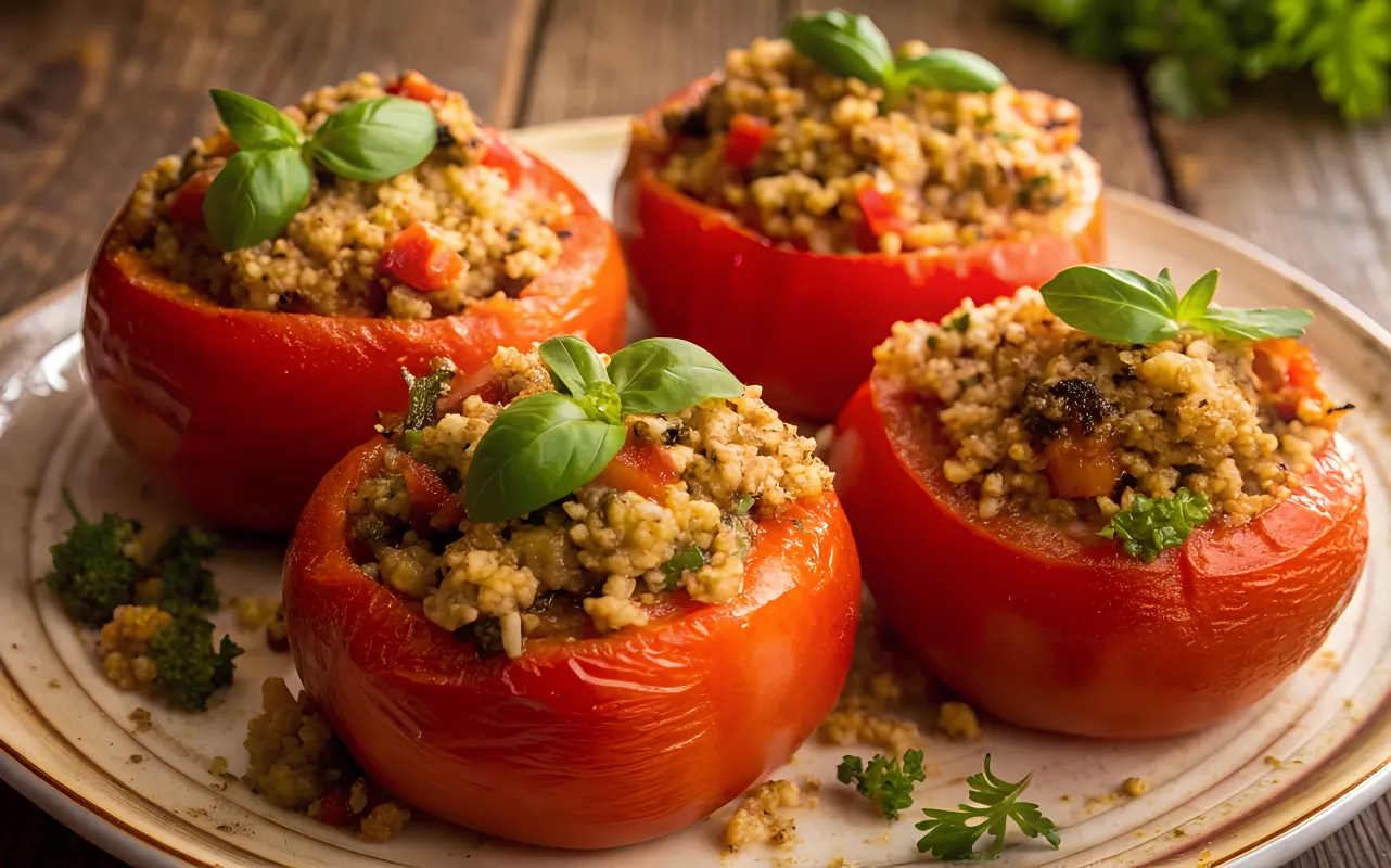 Image of Quinoa-Stuffed Tomatoes