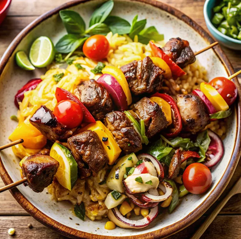 Image of Steak Kebab Bowls